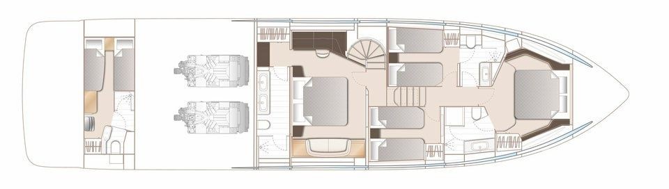 Princess 72 Fly - Yacht Charter Sailica