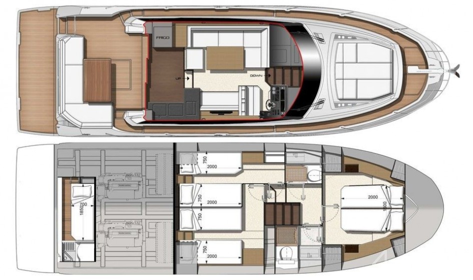 Prestige 46 Fly - Yacht Charter Sailica