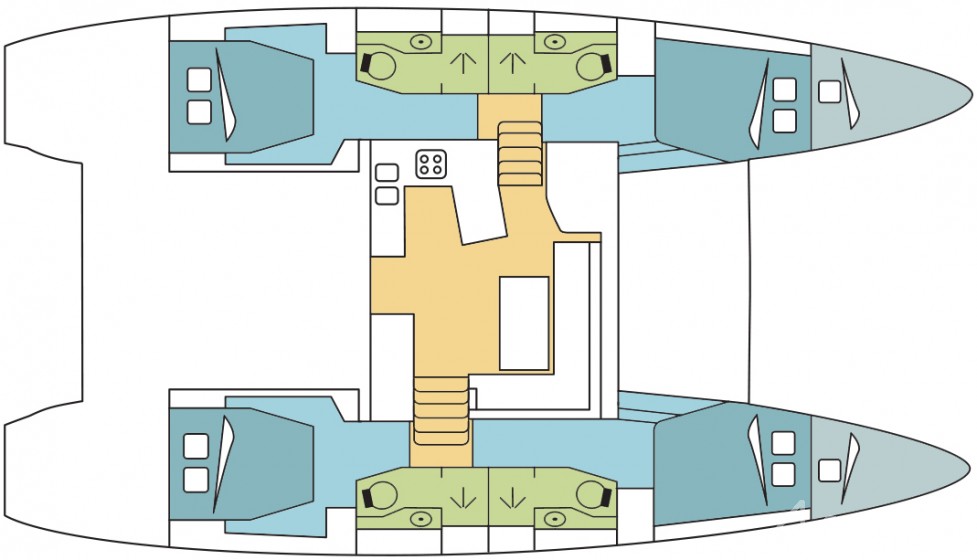 Lagoon 450  Flybridge - Yacht Charter Sailica