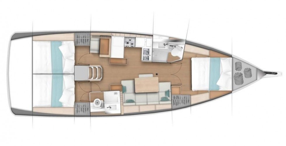 Sun Odyssey 440 - Yacht Charter Sailica