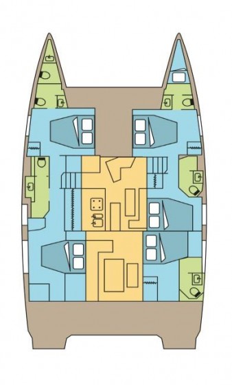 Fountaine Pajot Aura 51 ELECTRIC - Yacht Charter Sailica