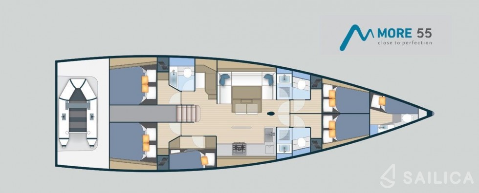 More 55 - Yacht Charter Sailica