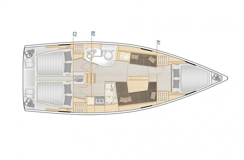 Hanse 388 - Yacht Charter Sailica