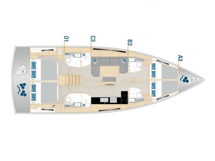 Hanse 460 - Yacht Charter Sailica