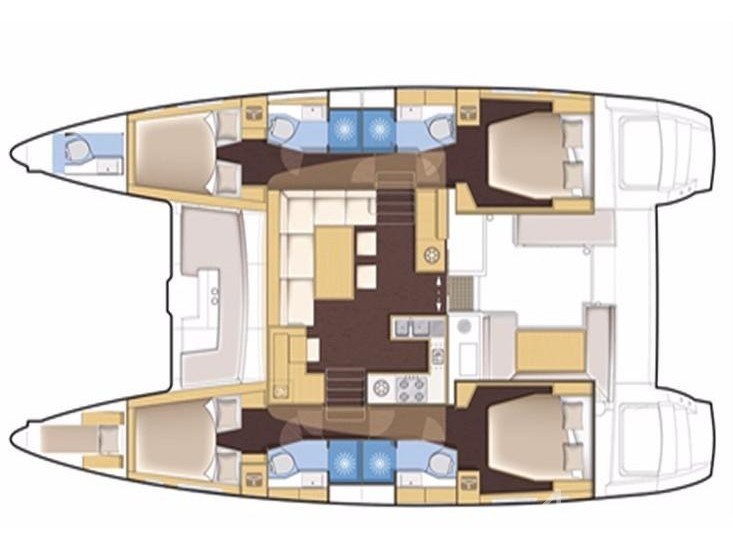 Lagoon 450  Flybridge - Yacht Charter Sailica
