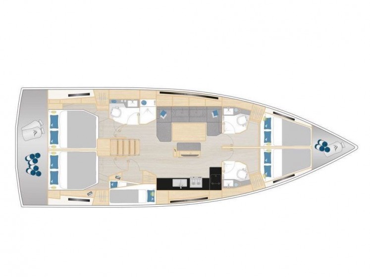 Hanse 460 - Yacht Charter Sailica