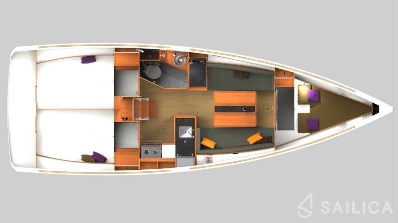 Sun Odyssey 349 - Yacht Charter Sailica