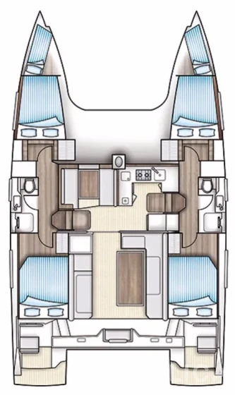 Nautitech 40 open NEW - 4 + 2 cab. - Yacht Charter Sailica