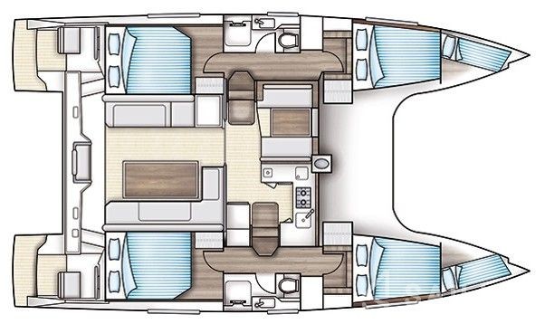 Nautitech 40 open NEW - 4 + 2 cab. - Yacht Charter Sailica