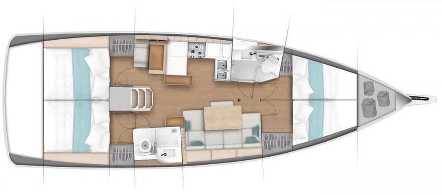 Sun Odyssey 440 - Yacht Charter Sailica