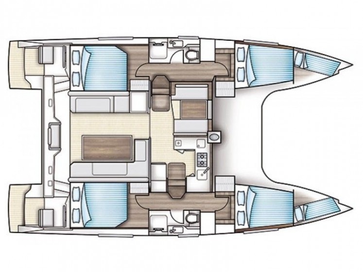 Nautitech 40 open NEW - 4 + 2 cab. - Yacht Charter Sailica
