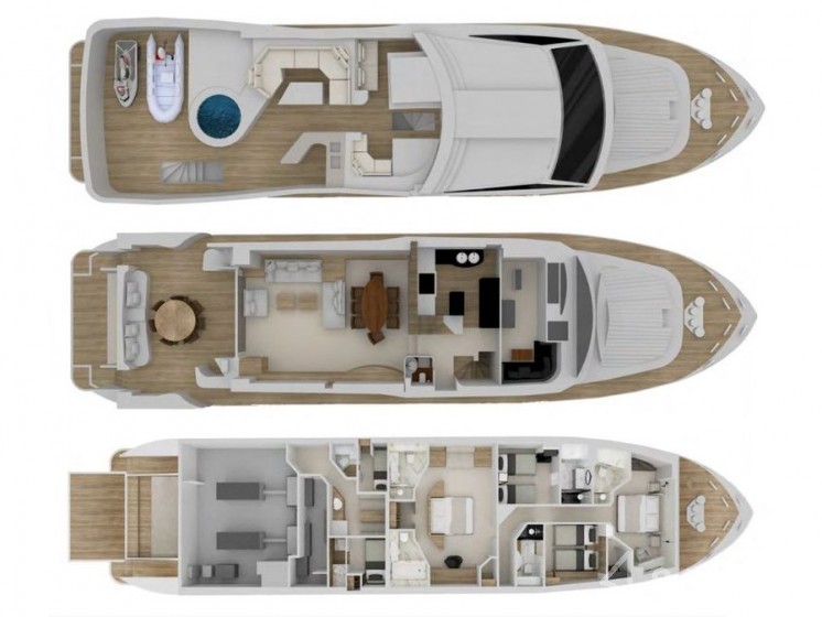 Ferretti 880 - Yacht Charter Sailica