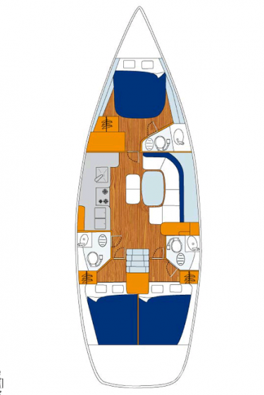 Oceanis 423 - 3 cab. - Yacht Charter Sailica