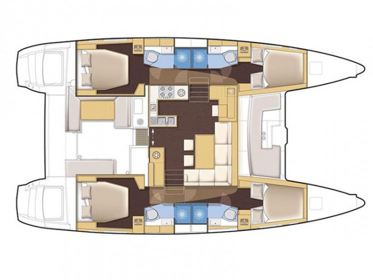 Lagoon 450  Flybridge - Yacht Charter Sailica