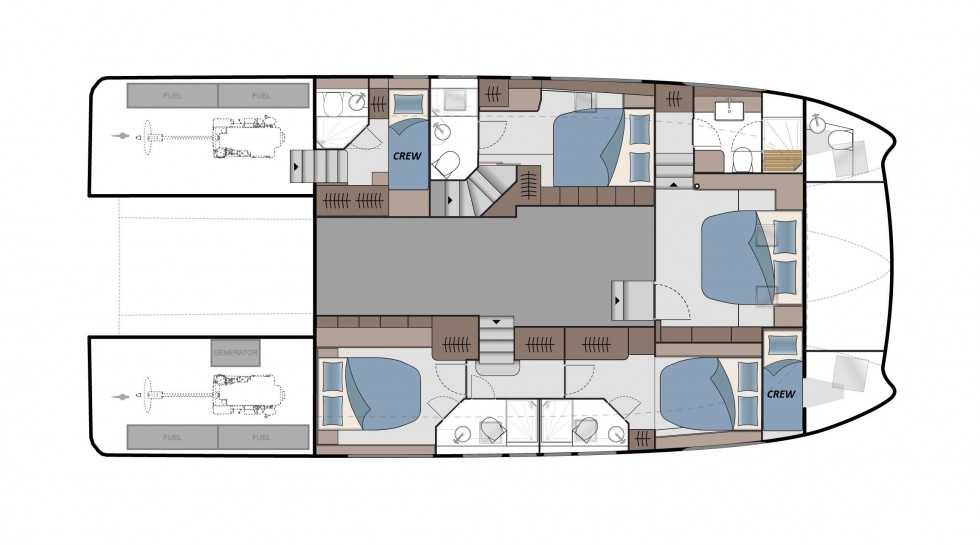 Aquila 54 - Yacht Charter Sailica