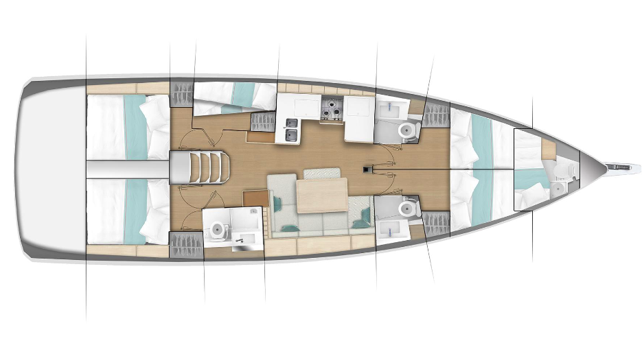 Sun Odyssey 490 - Yacht Charter Sailica