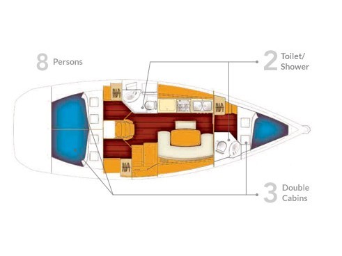 Cyclades 39 - Yacht Charter Sailica