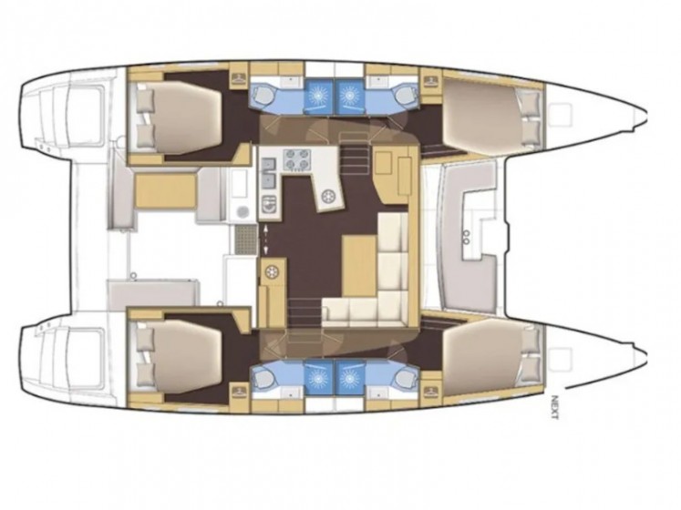 Lagoon 450  Flybridge - Yacht Charter Sailica