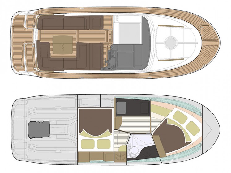 Marex 360 Cabriolet Cruiser - Yacht Charter Sailica