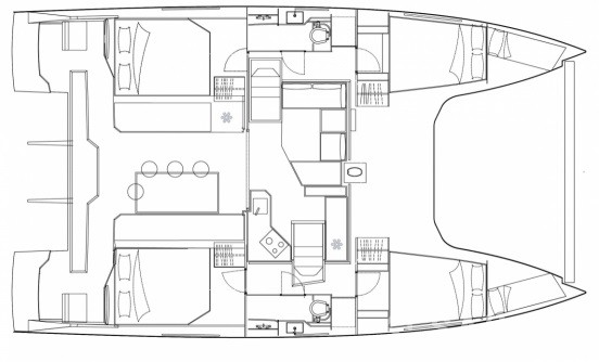 Nautitech 40 open NEW - 4 + 2 cab. - Yacht Charter Sailica