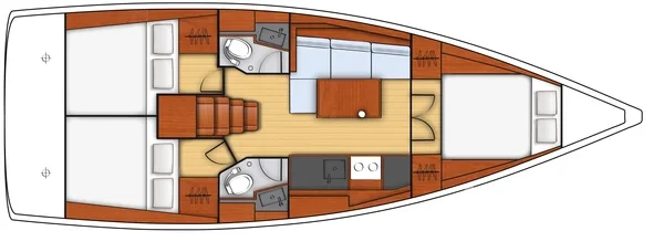 Oceanis 38.1 - Yacht Charter Sailica