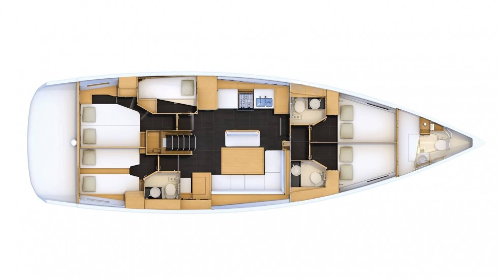 Jeanneau 54 - Yacht Charter Sailica