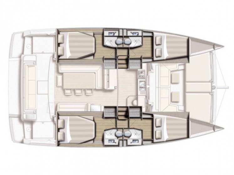 Bali 4.1 - Yacht Charter Sailica