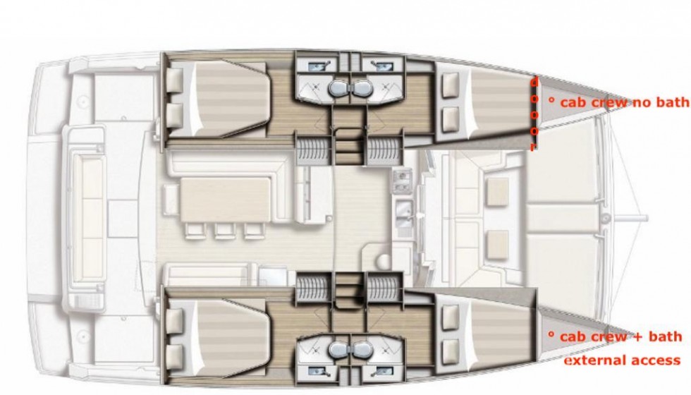 Bali 4.1 - Yacht Charter Sailica