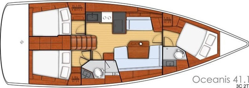 Oceanis 41.1 - Yacht Charter Sailica