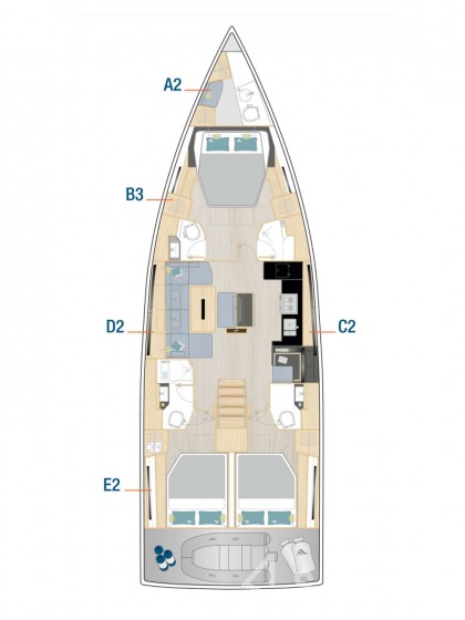 Hanse 510 - Yacht Charter Sailica