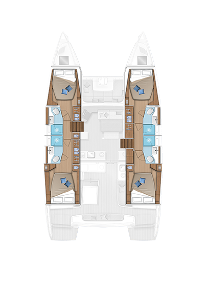 Lagoon 46 - 4 + 2 cab. - Yacht Charter Sailica