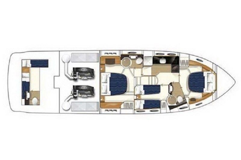 Princess V58 - Yacht Charter Sailica
