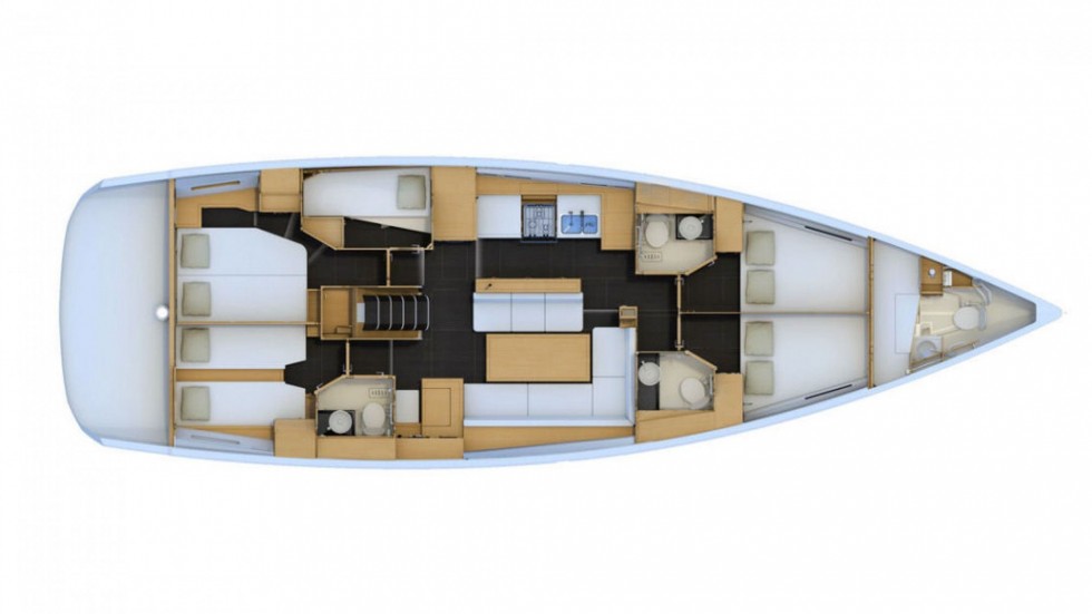 Jeanneau 54 - Yacht Charter Sailica