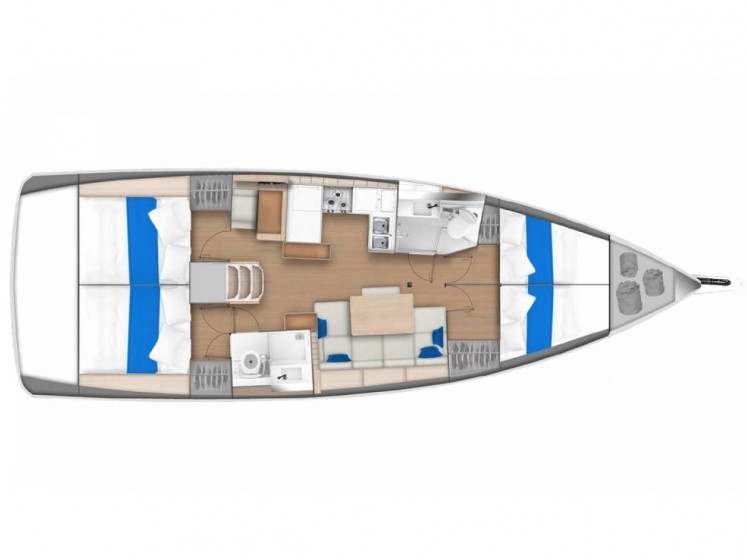 Sun Odyssey 440 - Yacht Charter Sailica