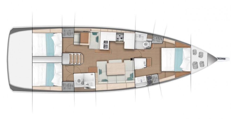 Sun Odyssey 490 - Yacht Charter Sailica