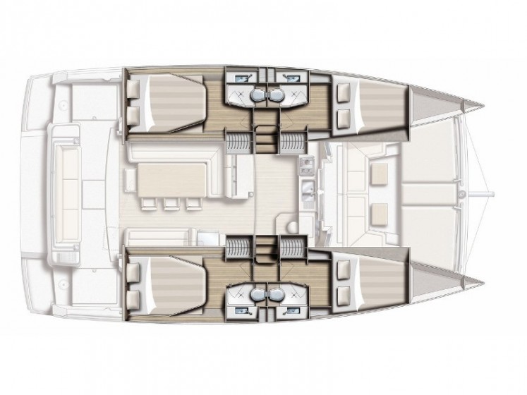 Bali 4.1 - Yacht Charter Sailica
