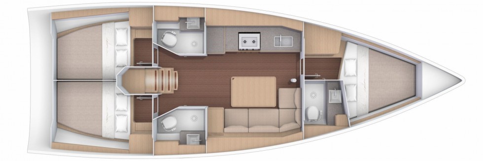 Dufour 390 - Yacht Charter Sailica