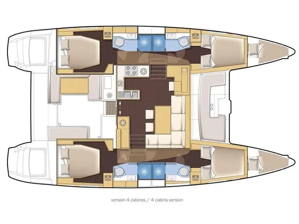 Lagoon 450  Flybridge - Yacht Charter Sailica