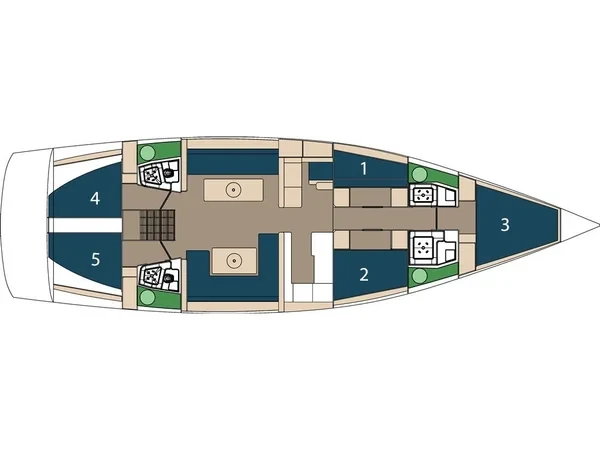 D&D Kufner 54 - Yacht Charter Sailica