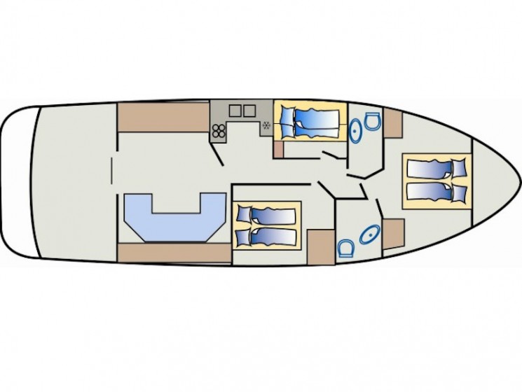 Princess 470 - Yacht Charter Sailica