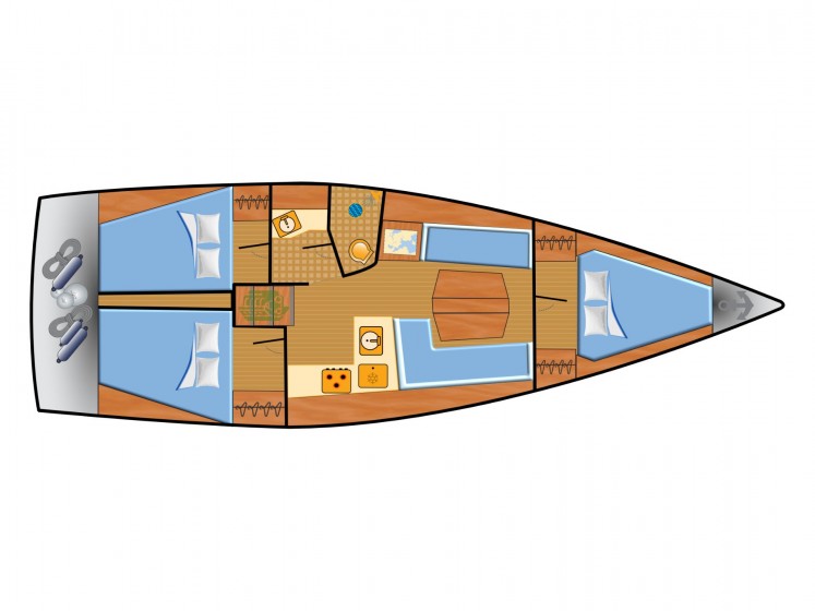 Dehler 38 SQ - Yacht Charter Sailica