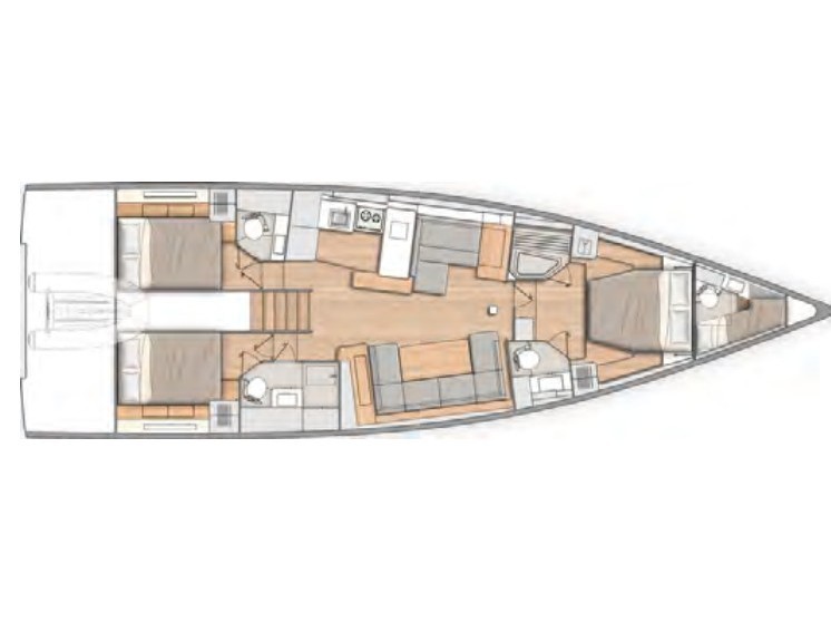 Oceanis 54 - Yacht Charter Sailica