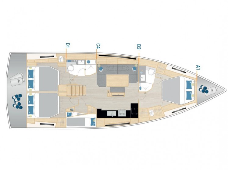 Hanse 460 - Yacht Charter Sailica