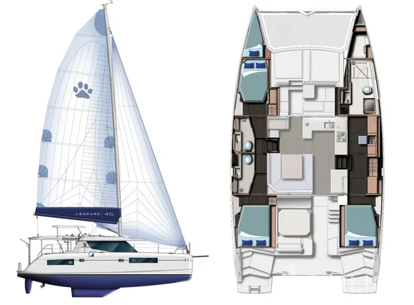 Leopard 45 - Yacht Charter Sailica