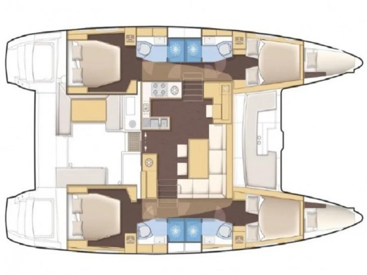 Lagoon 450  Flybridge - Yacht Charter Sailica