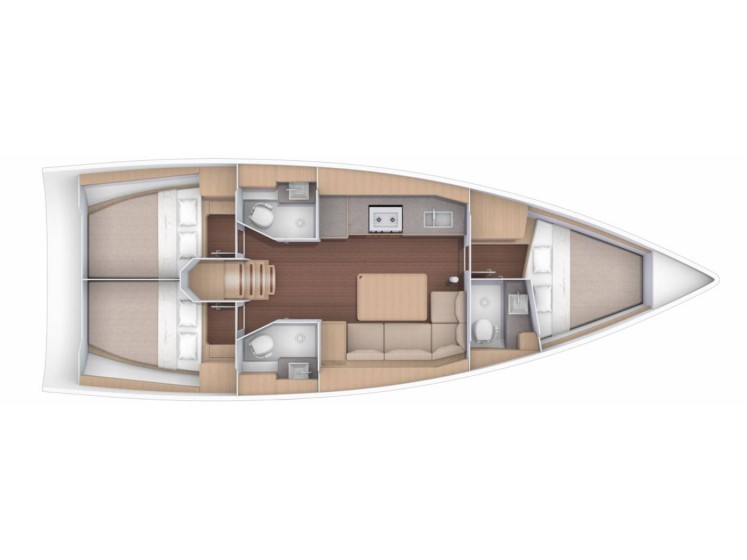 Dufour 390 - Yacht Charter Sailica