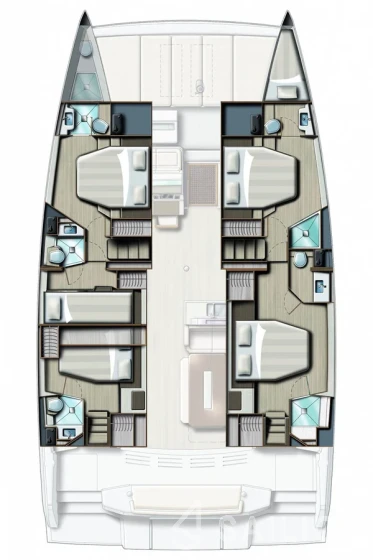Bali 4.8  - Yacht Charter Sailica