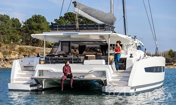 Fountaine Pajot Aura 51 ELECTRIC - Yacht Charter Sailica