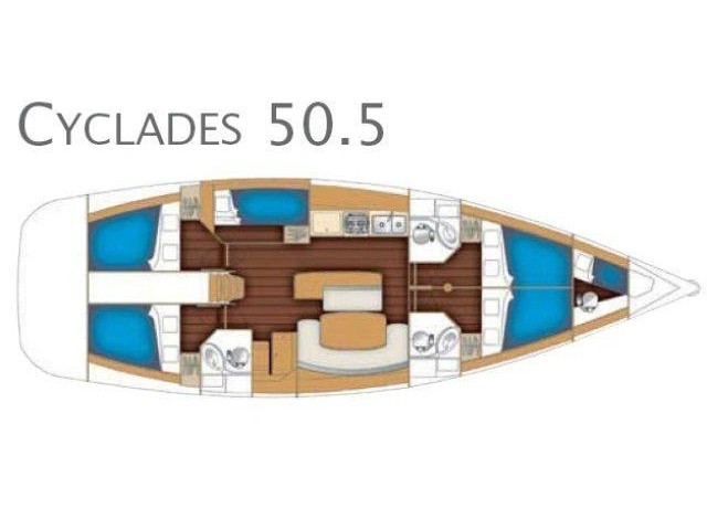 Cyclades 50.5 - Yacht Charter Sailica