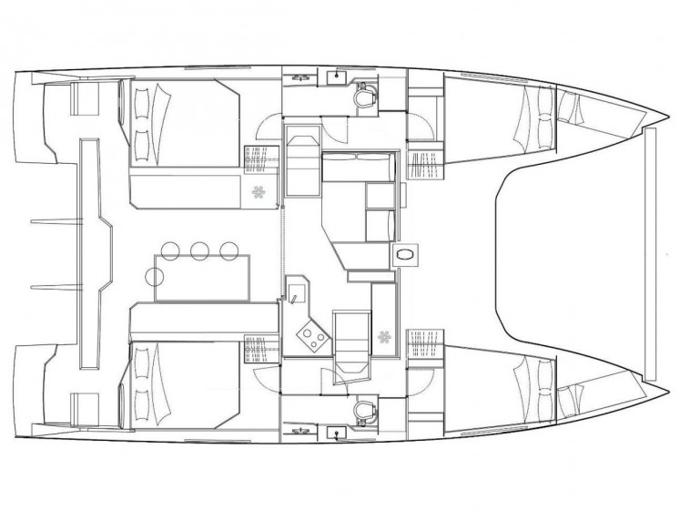 Nautitech 40 open NEW - 4 + 2 cab. - Yacht Charter Sailica